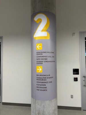 WMU Student Cetner column wrap