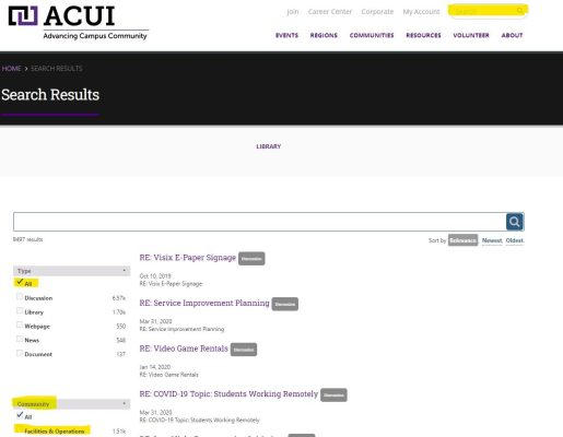 ACUIsearch