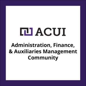 Group logo of Administration, Finance, & Auxiliaries Management